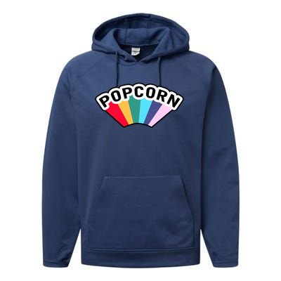 Popcorn Rainbow Performance Fleece Hoodie