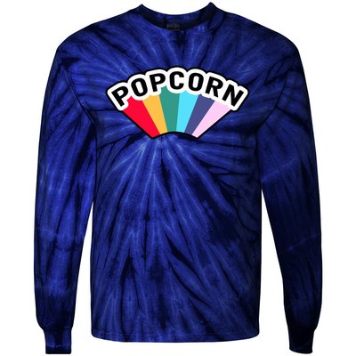 Popcorn Rainbow Tie-Dye Long Sleeve Shirt