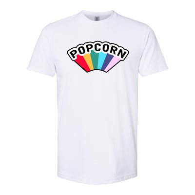 Popcorn Rainbow Softstyle CVC T-Shirt