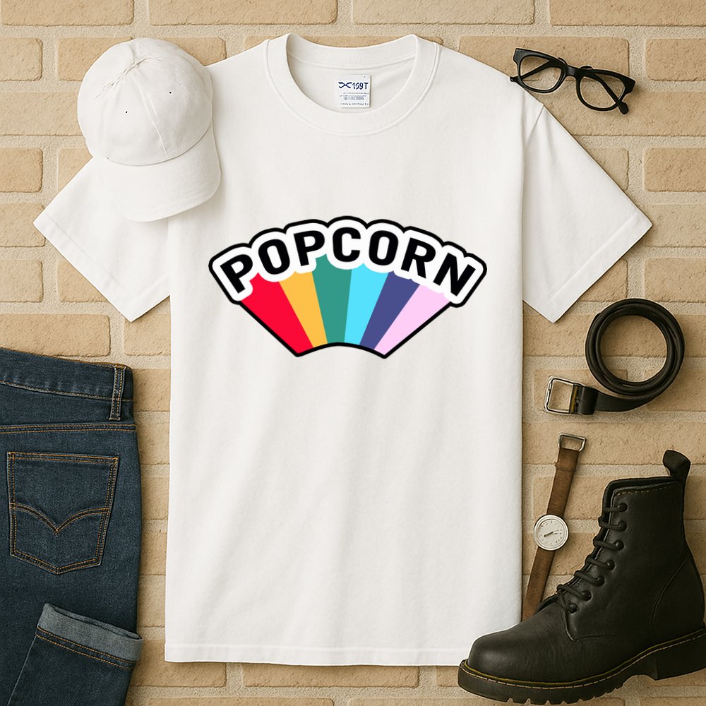 Popcorn Rainbow Tall T-Shirt