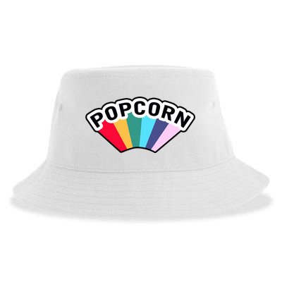 Popcorn Rainbow Sustainable Bucket Hat