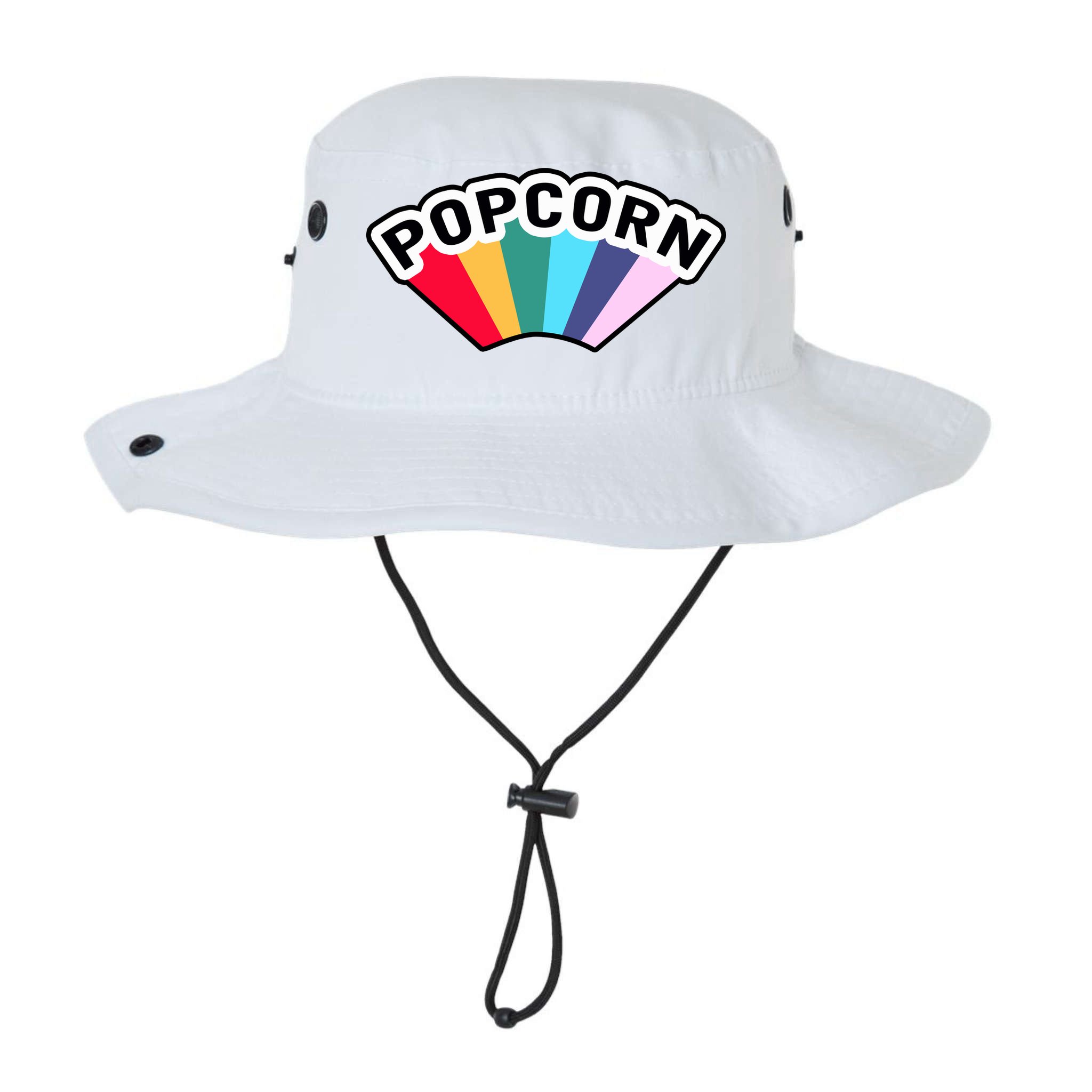 Popcorn Rainbow Bucket Hat
