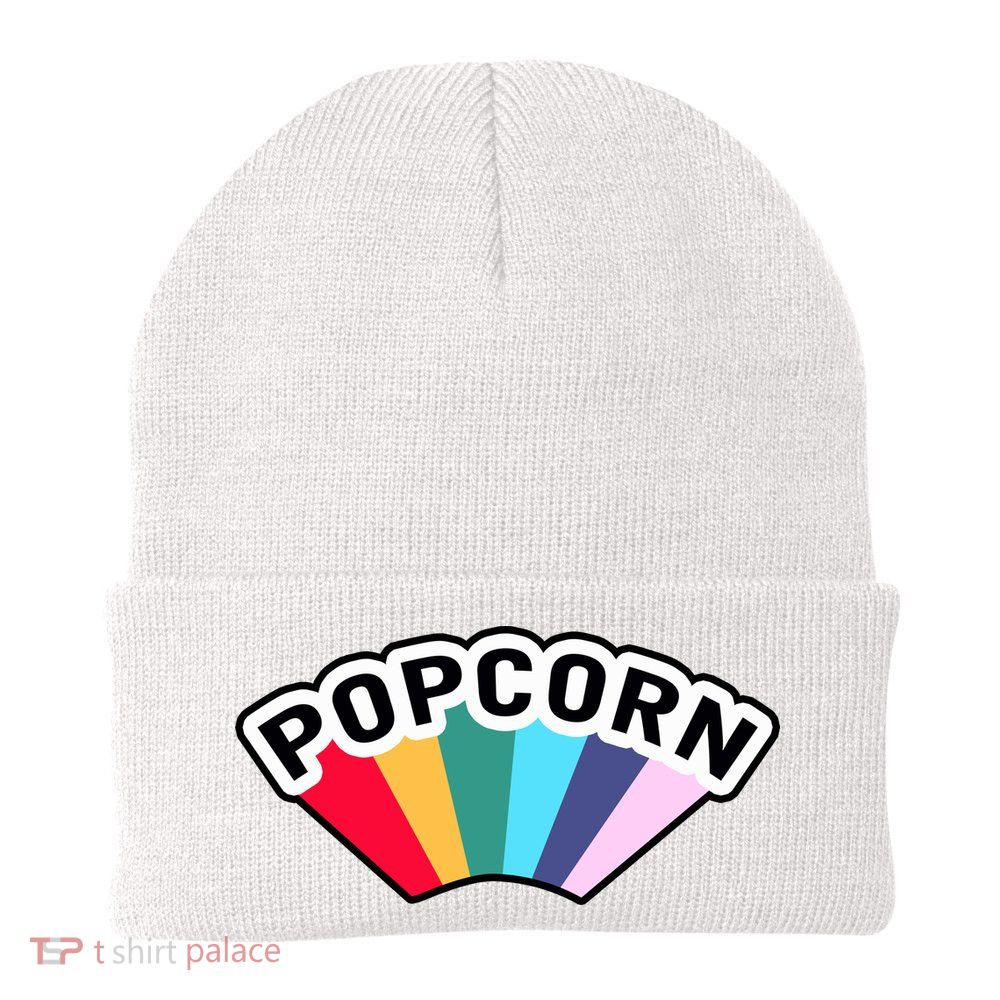 Popcorn Rainbow Beanie