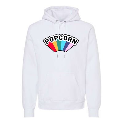 Popcorn Rainbow Premium Hoodie