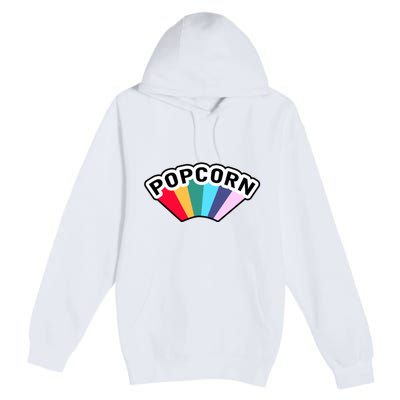 Popcorn Rainbow Premium Pullover Hoodie