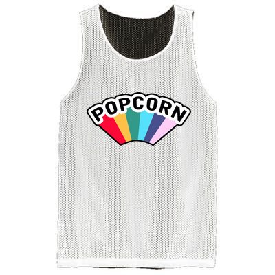 Popcorn Rainbow Mesh Reversible Basketball Jersey Tank