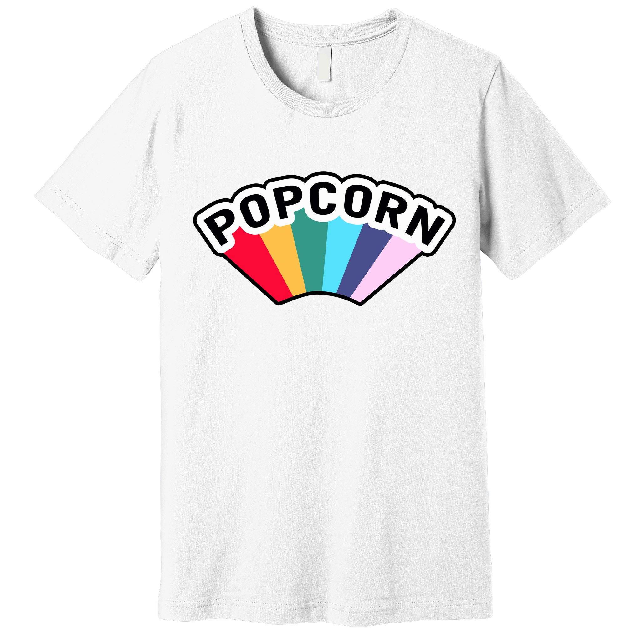Popcorn Rainbow Premium T-Shirt