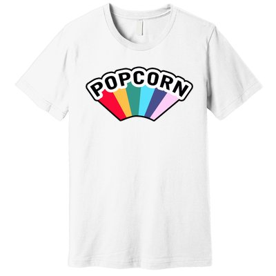 Popcorn Rainbow Premium T-Shirt