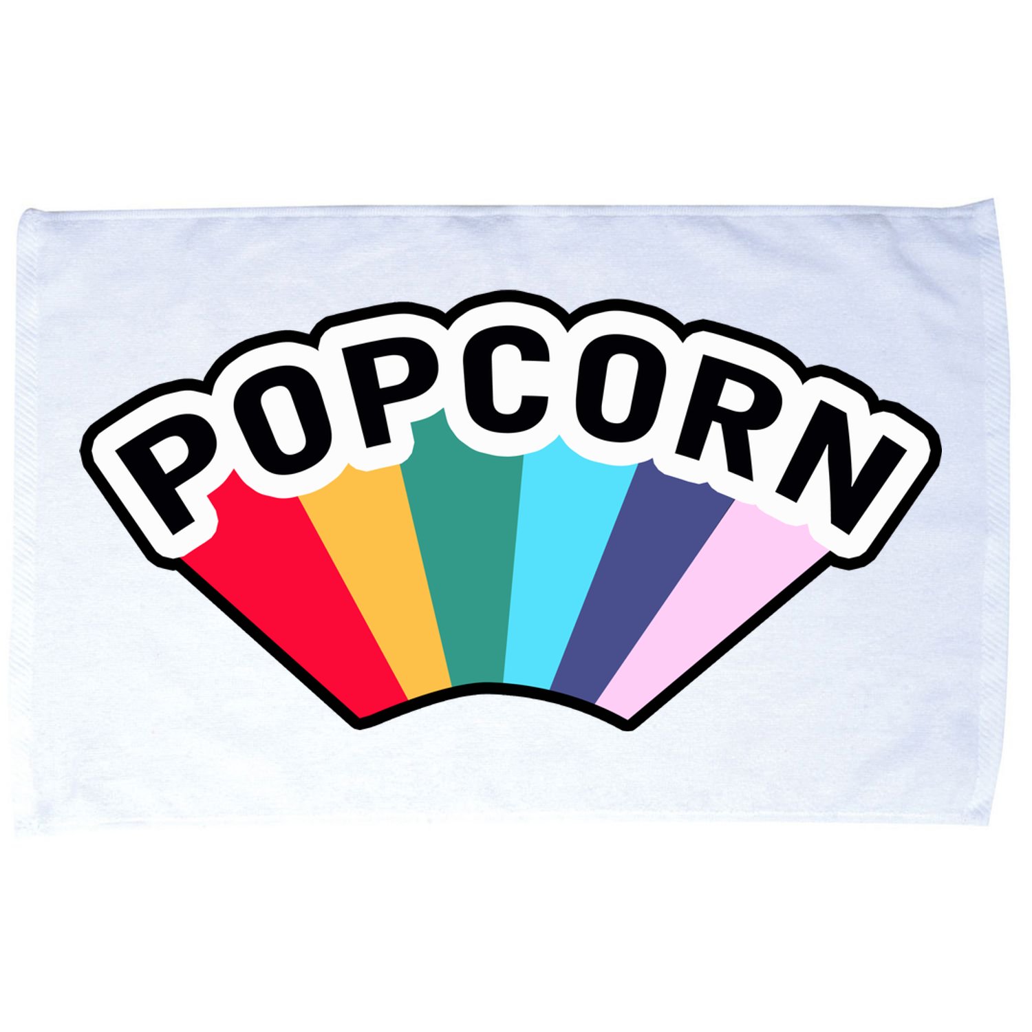 Popcorn Rainbow Microfiber Hand Towel
