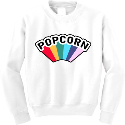 Popcorn Rainbow Kids Sweatshirt