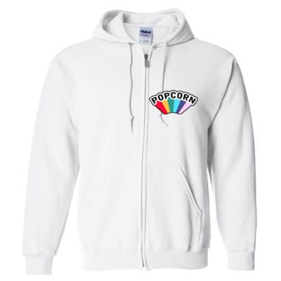 Popcorn Rainbow Full Zip Hoodie