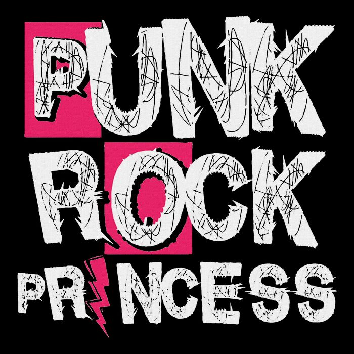 Punk Rock Princess Punk Rock Music Rocker Punker T-Shirt