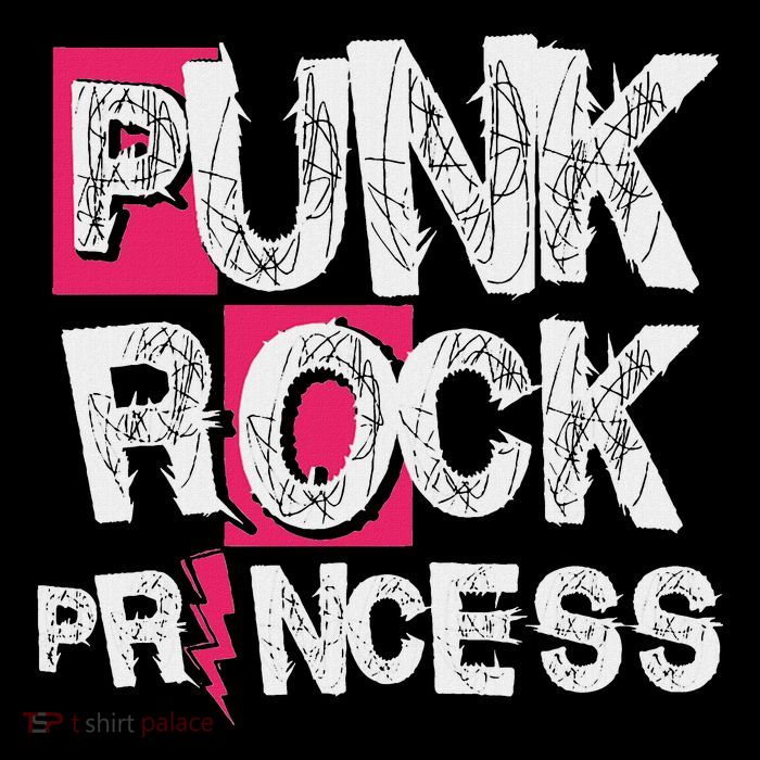 Punk Rock Princess Punk Rock Music Rocker Punker Tall T-Shirt