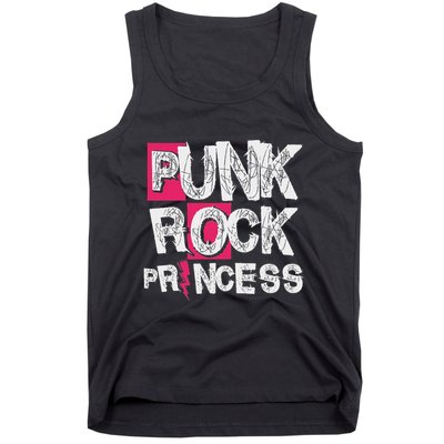 Punk Rock Princess Punk Rock Music Rocker Punker Tank Top