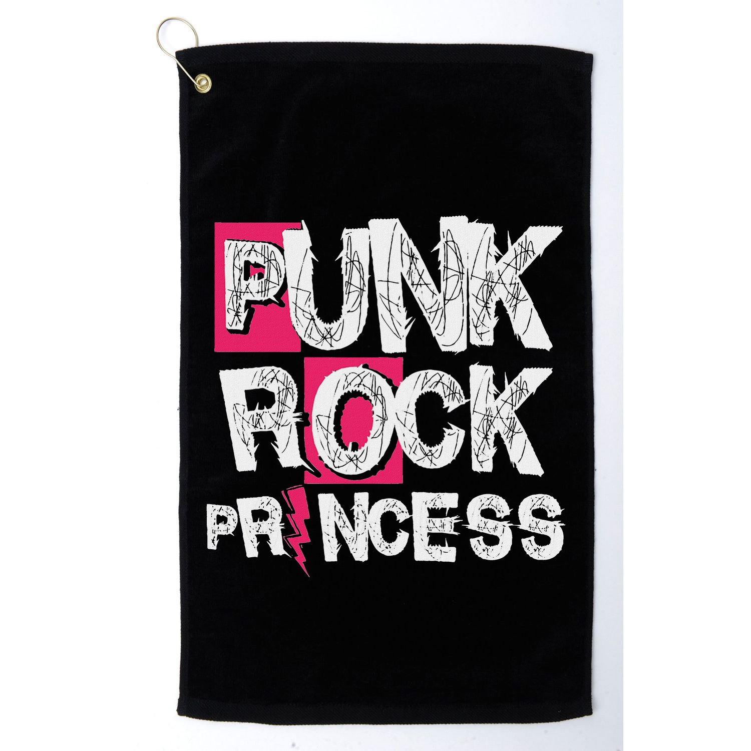 Punk Rock Princess Punk Rock Music Rocker Punker Golf Towel
