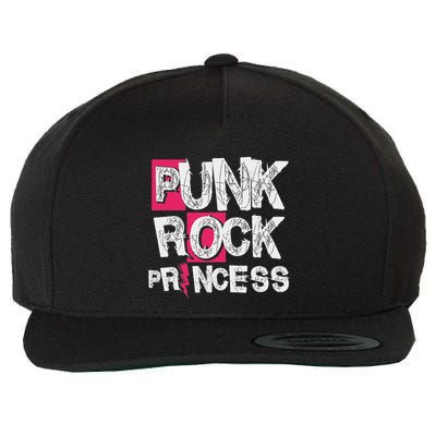 Punk Rock Princess Punk Rock Music Rocker Punker Wool Snapback Cap
