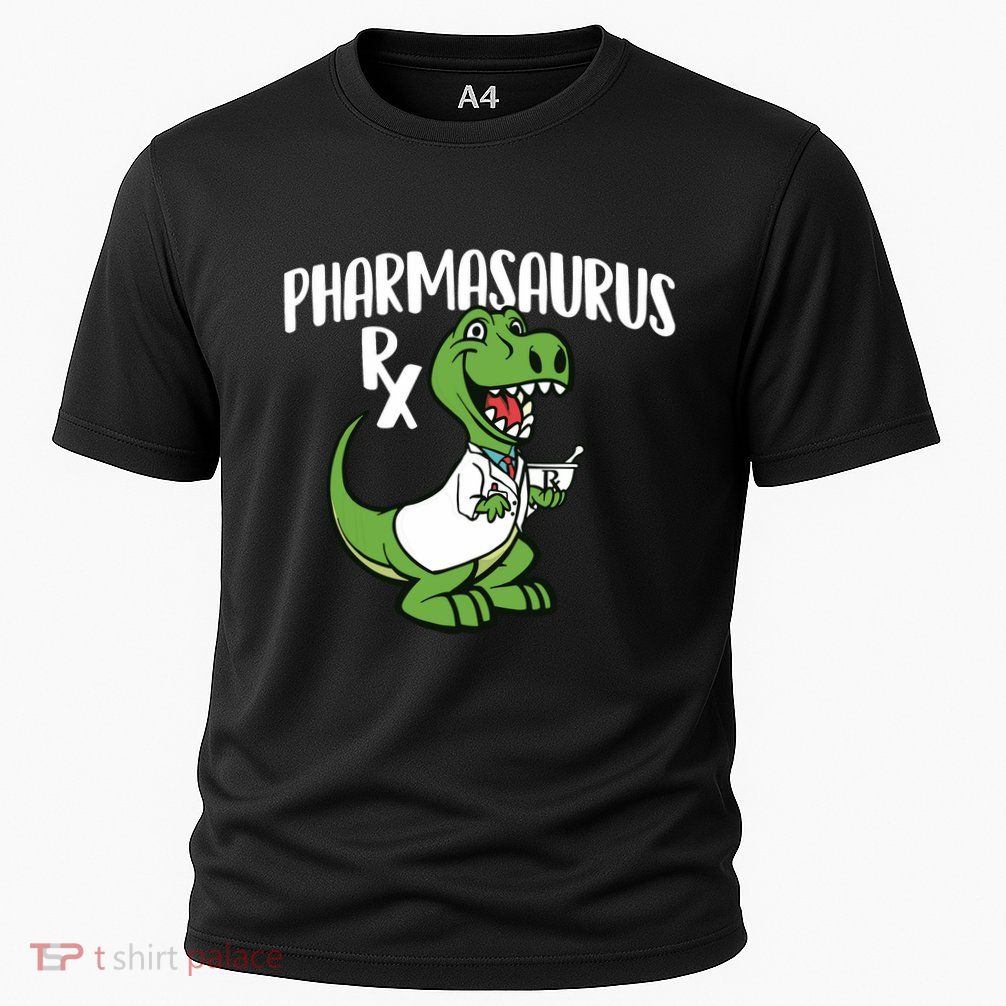 Pharmasaurus Rx Pharmacist Pharmacy Technician Apothecary Cooling Performance Crew T-Shirt