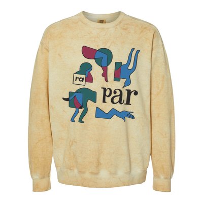 Parra Rug Pull Colorblast Crewneck Sweatshirt