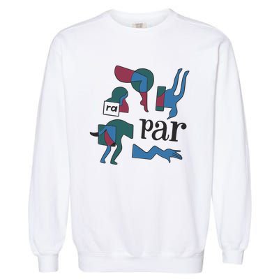 Parra Rug Pull Garment-Dyed Sweatshirt