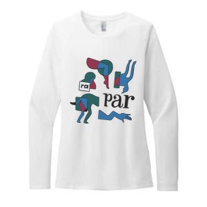 Parra Rug Pull Womens CVC Long Sleeve Shirt