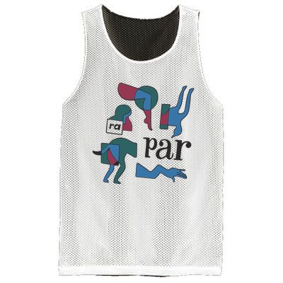 Parra Rug Pull Mesh Reversible Basketball Jersey Tank