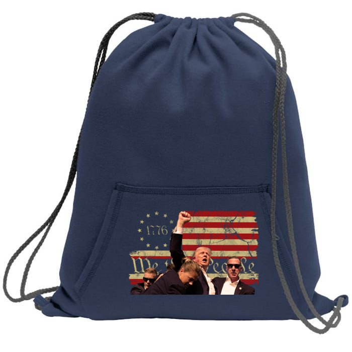 Pennsylvania Rally Pro Donald Trump Vintage Usa 2024 Sweatshirt Cinch Pack Bag