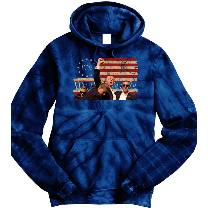 Pennsylvania Rally Pro Donald Trump Vintage Usa 2024 Tie Dye Hoodie