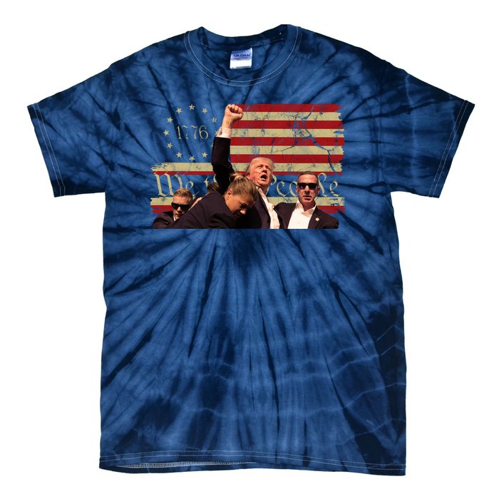 Pennsylvania Rally Pro Donald Trump Vintage Usa 2024 Tie-Dye T-Shirt