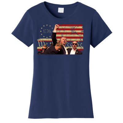 Pennsylvania Rally Pro Donald Trump Vintage Usa 2024 Women's T-Shirt