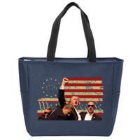 Pennsylvania Rally Pro Donald Trump Vintage Usa 2024 Zip Tote Bag