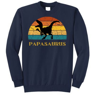 Papasaurus Retro Tall Sweatshirt