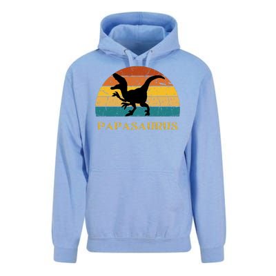 Papasaurus Retro Unisex Surf Hoodie