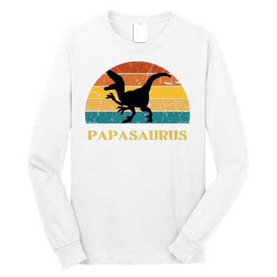 Papasaurus Retro Long Sleeve Shirt