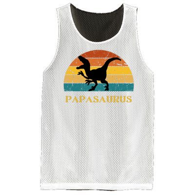 Papasaurus Retro Mesh Reversible Basketball Jersey Tank