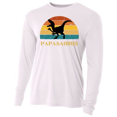 Papasaurus Retro Cooling Performance Long Sleeve Crew