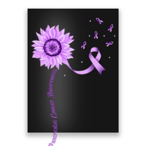 Purple Ribbon Pancreatic Cancer Awareness Poster