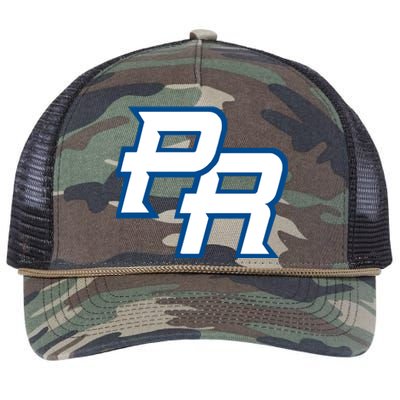 Puerto Rico PR Retro Rope Trucker Hat Cap