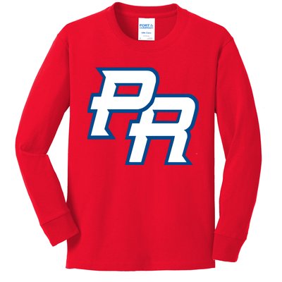 Puerto Rico PR Kids Long Sleeve Shirt