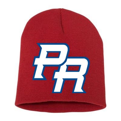 Puerto Rico PR Short Acrylic Beanie