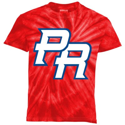 Puerto Rico PR Kids Tie-Dye T-Shirt