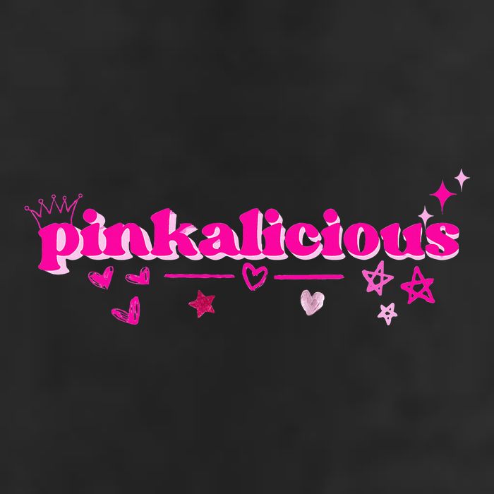 Pinkalicious retro pink heart and stars Adult Drive Performance Visor