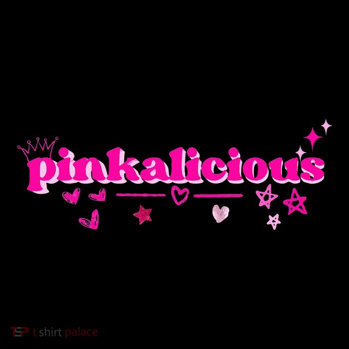 Pinkalicious retro pink heart and stars Premium T-Shirt