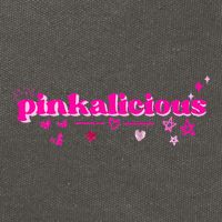 Pinkalicious retro pink heart and stars Cotton Canvas Backpack