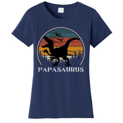 Papasaurus Retro Women's T-Shirt