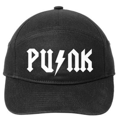 Punk Rock 7-Panel Snapback Hat