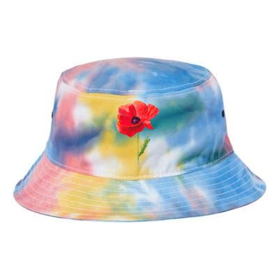 Poppy Red Poppy Flower Watercolour Garden Art Poppy Gift Tie Dye Newport Bucket Hat