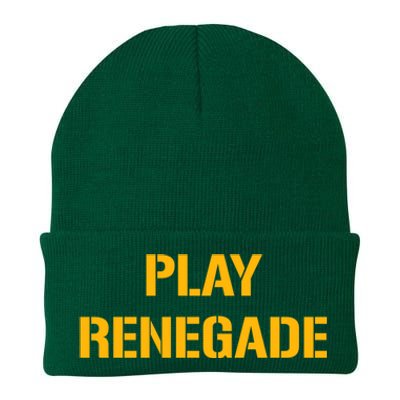 Play Renegade: Pittsburgh Theme Knit Cap Winter Beanie