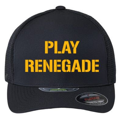 Play Renegade: Pittsburgh Theme Flexfit Unipanel Trucker Cap