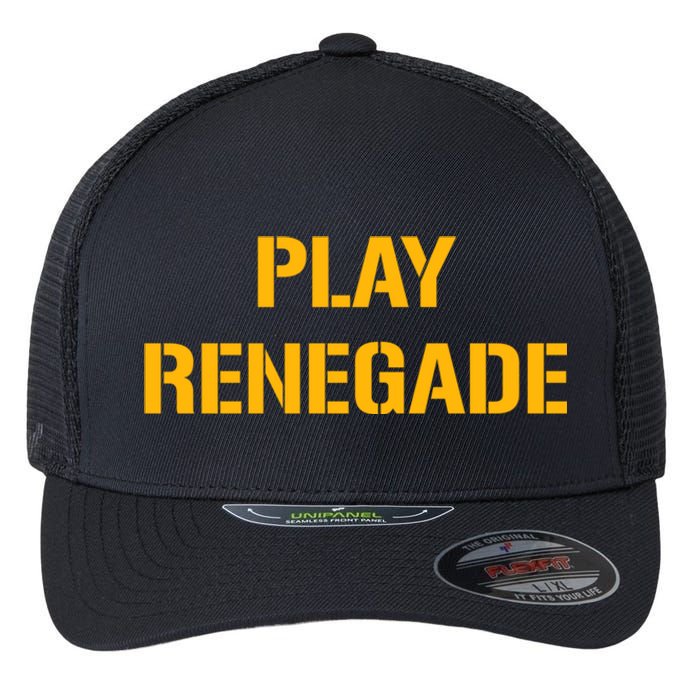 Play Renegade: Pittsburgh Theme Flexfit Unipanel Trucker Cap