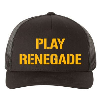 Play Renegade: Pittsburgh Theme Yupoong Adult 5-Panel Trucker Hat